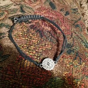 Nine West black and silver bracelet
